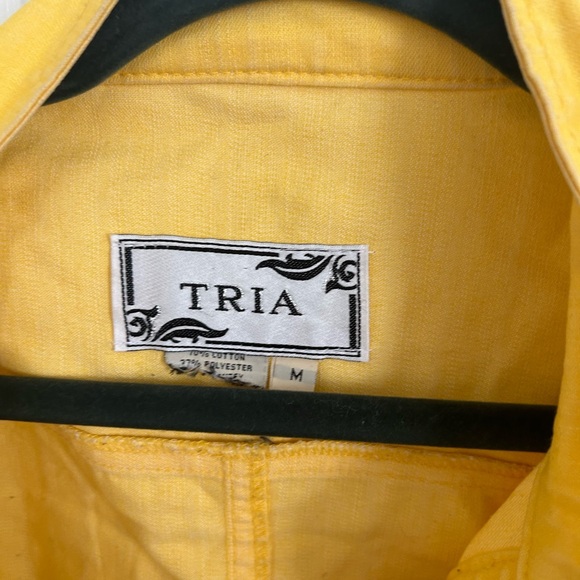 Tria yellow unique jacket large grommet - Picture 3 of 4